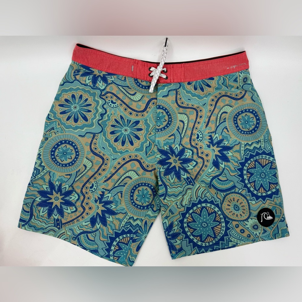 Quiksilver Highline Dreamer 19 Board Shorts Swim ‎ BPJ6 Men's Size 32 NWOT